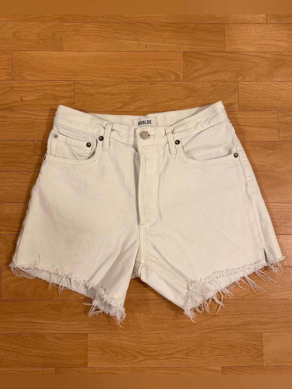AGOLDE Reese Denim Shorts